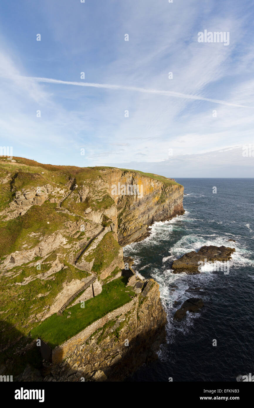 Étapes de Whaligoe Banque D'Images