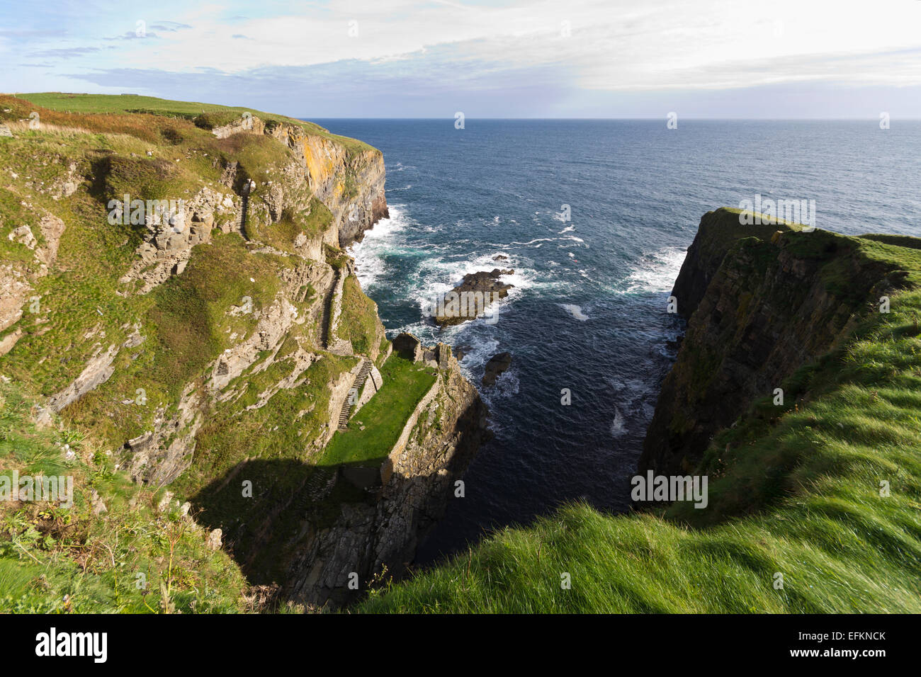 Étapes de Whaligoe Banque D'Images