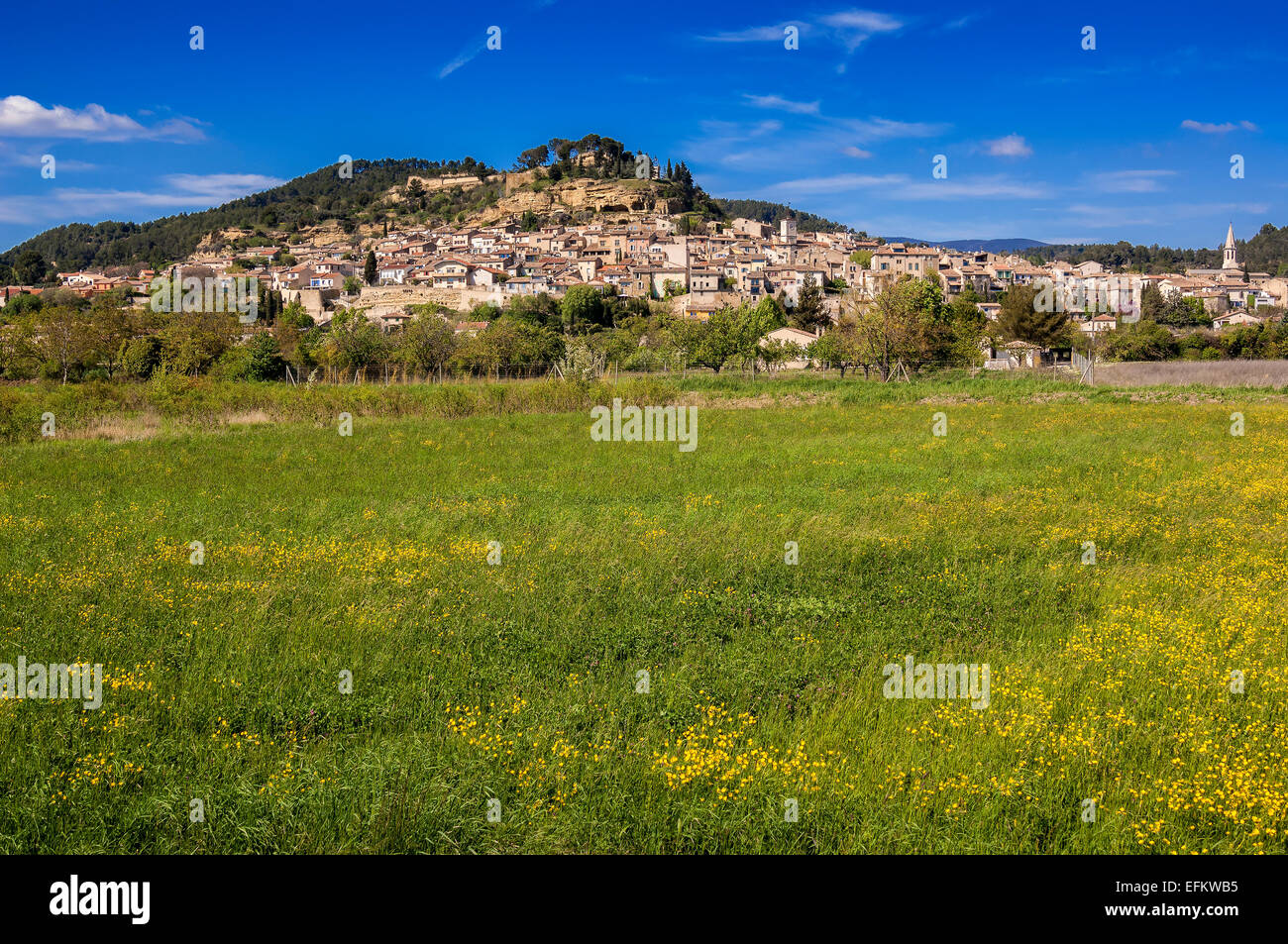 Village de Cadenet Provence Luberon France 13 Banque D'Images