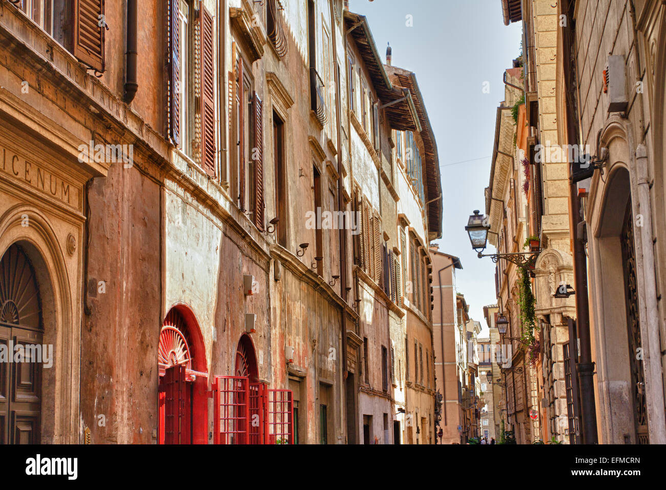 La construction de maisons dans les rues de Monaco Banque D'Images