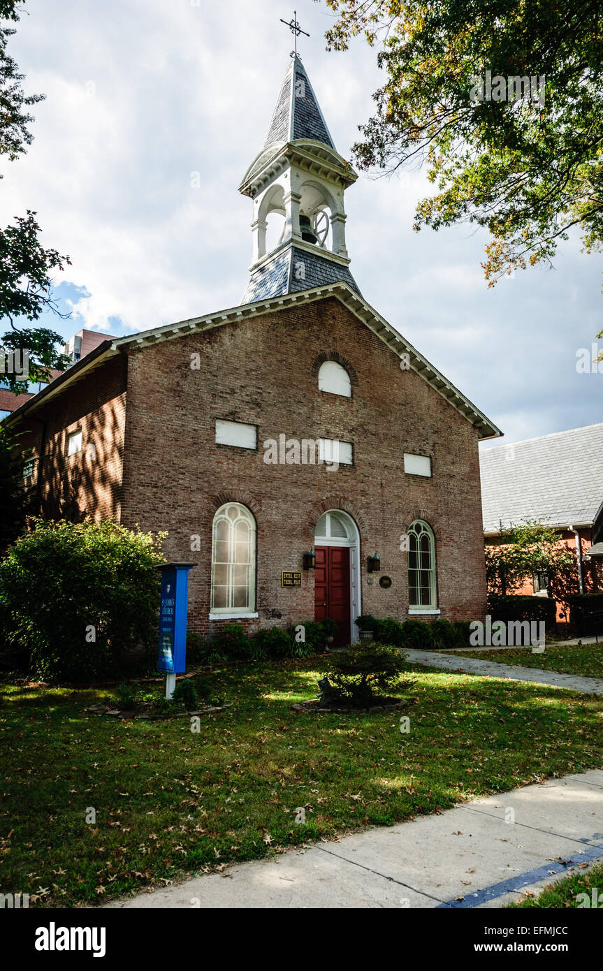 Saint John's Episcopal Church, 114 Union Avenue Nord, Havre de Grace, Maryland Banque D'Images