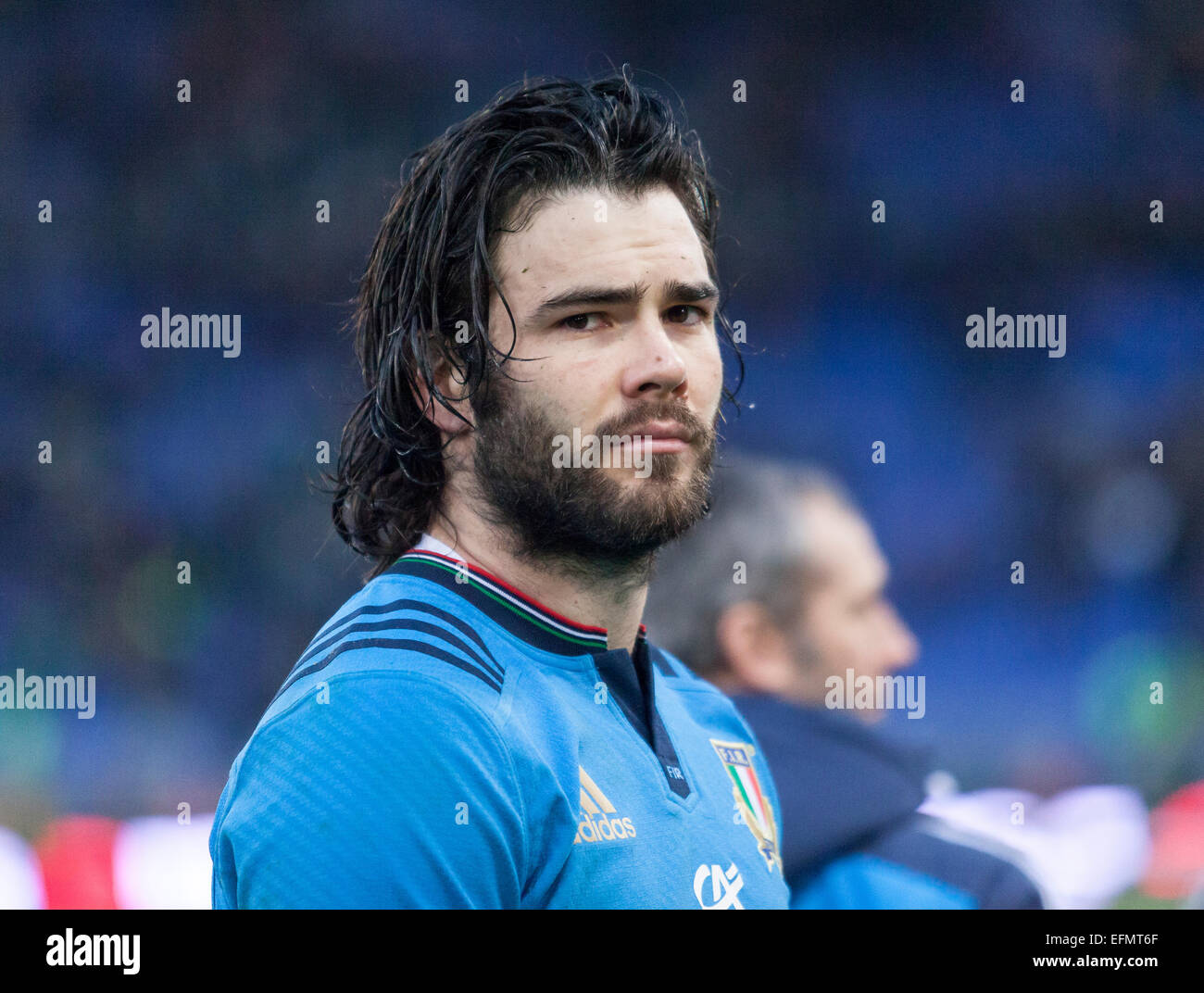 Six Nations de Rugby, l'Italie contre l'Irlande, , du Stadio Olimpico, Rome, Italie. 07/02/15 Banque D'Images