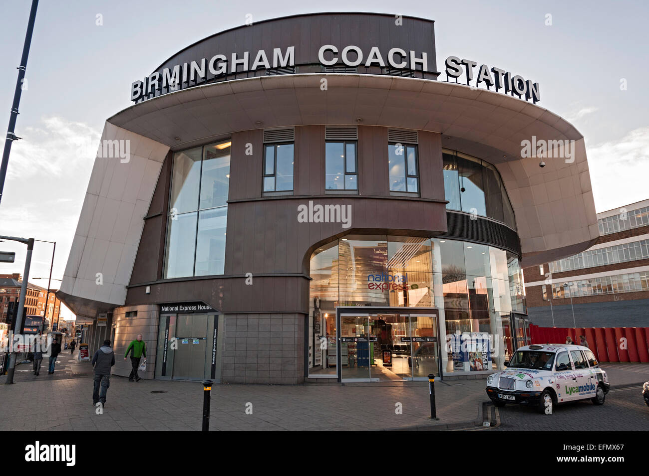 Nouvelle station de bus National Express Coach digbeth Birmingham Banque D'Images