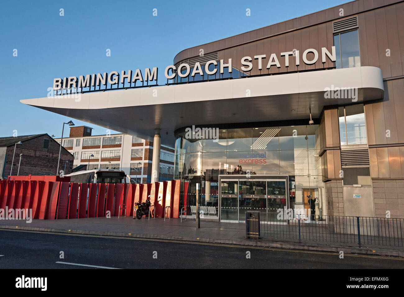Nouvelle station de bus National Express Coach digbeth Birmingham Banque D'Images