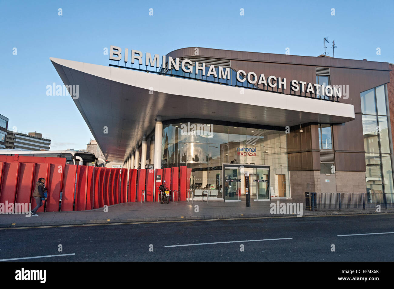 Nouvelle station de bus National Express Coach digbeth Birmingham Banque D'Images