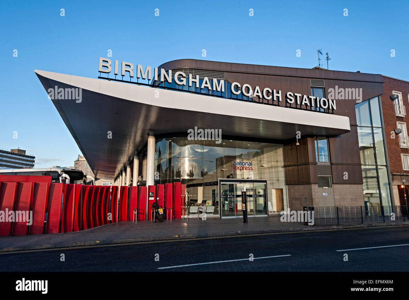 Nouvelle station de bus National Express Coach digbeth Birmingham Banque D'Images