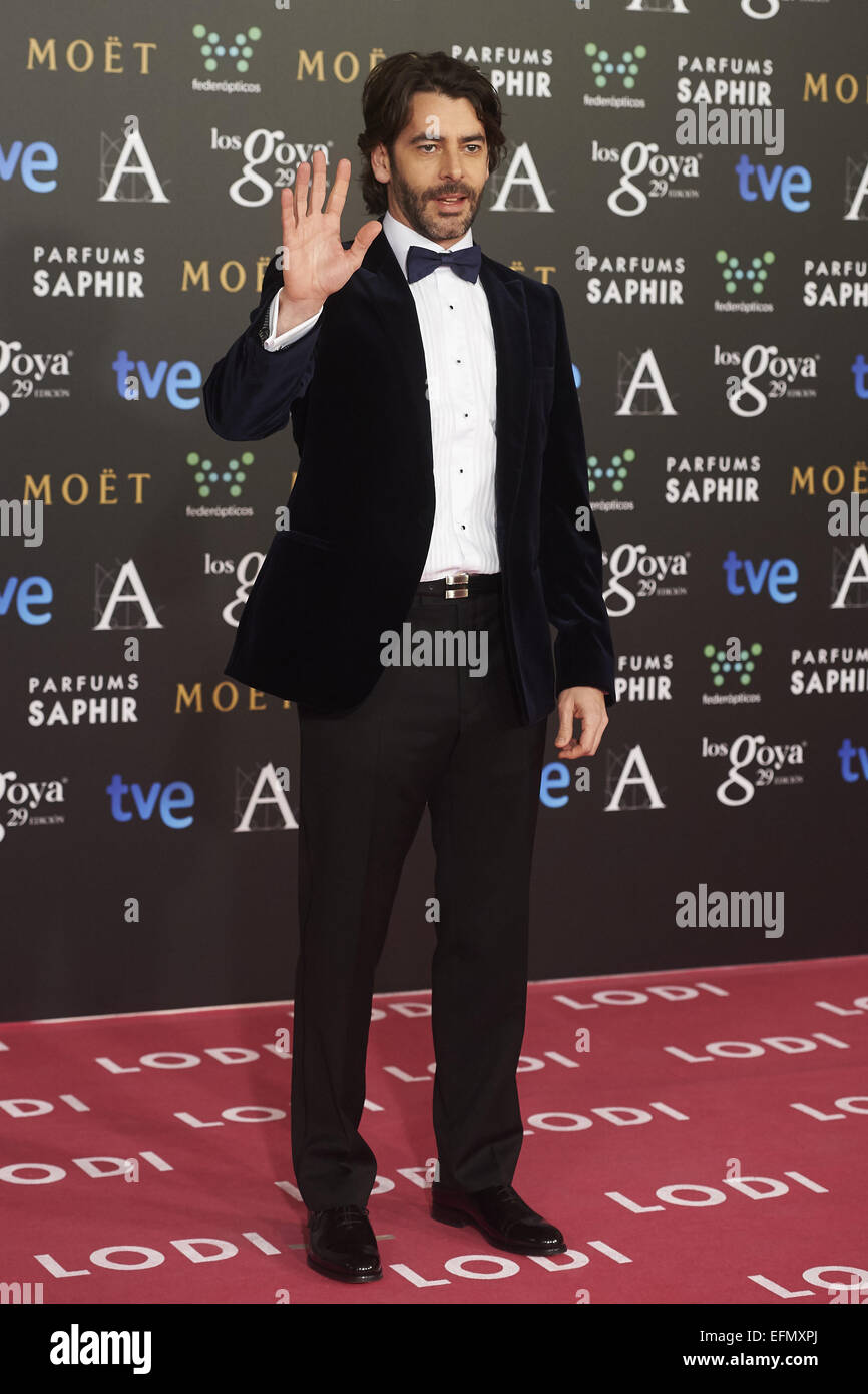 7 février 2015 - Madrid, Espagne - Eduardo Noriega est allé(e) à Goya Cinema Awards 2015 au Centro de Congresos Príncipe Felipe le 7 février 2015 à Madrid, Espagne (Image Crédit : © Jack Abuin/Zuma sur le fil) Banque D'Images