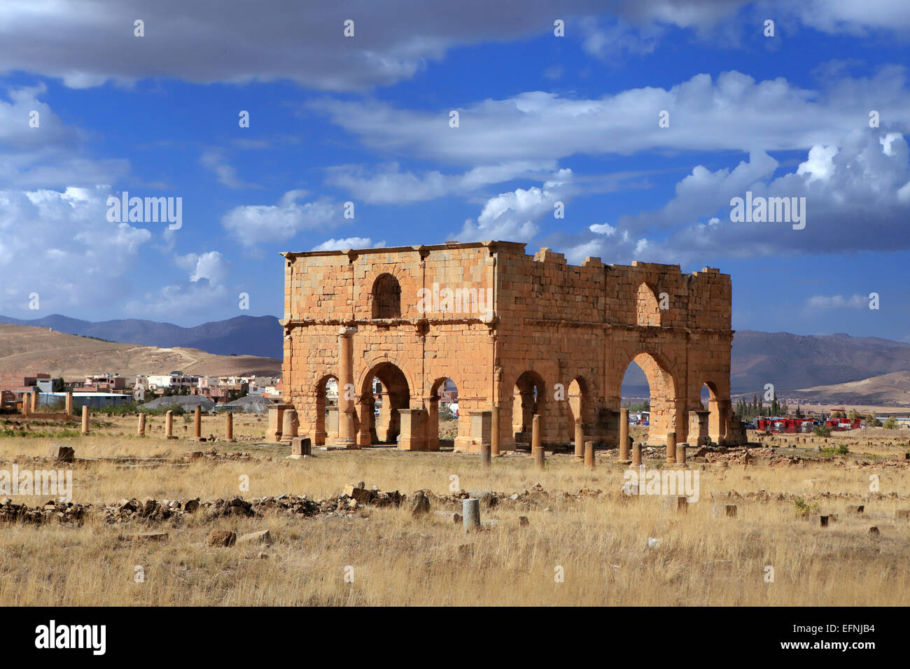 Praetorium (267), de Lambesis, Batna Province, Algérie Banque D'Images