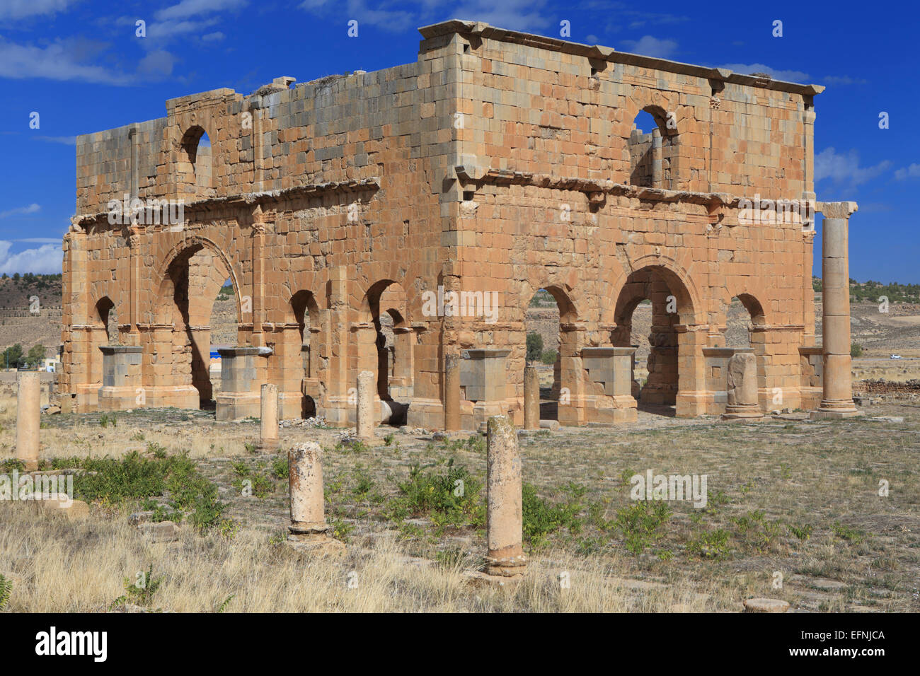Praetorium (267), de Lambesis, Batna Province, Algérie Banque D'Images