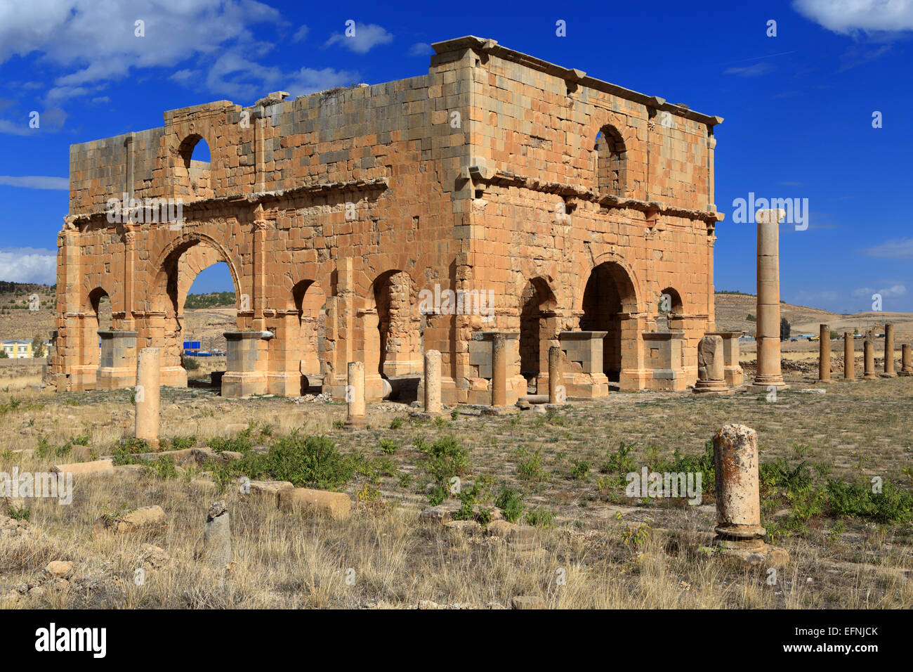 Praetorium (267), de Lambesis, Batna Province, Algérie Banque D'Images