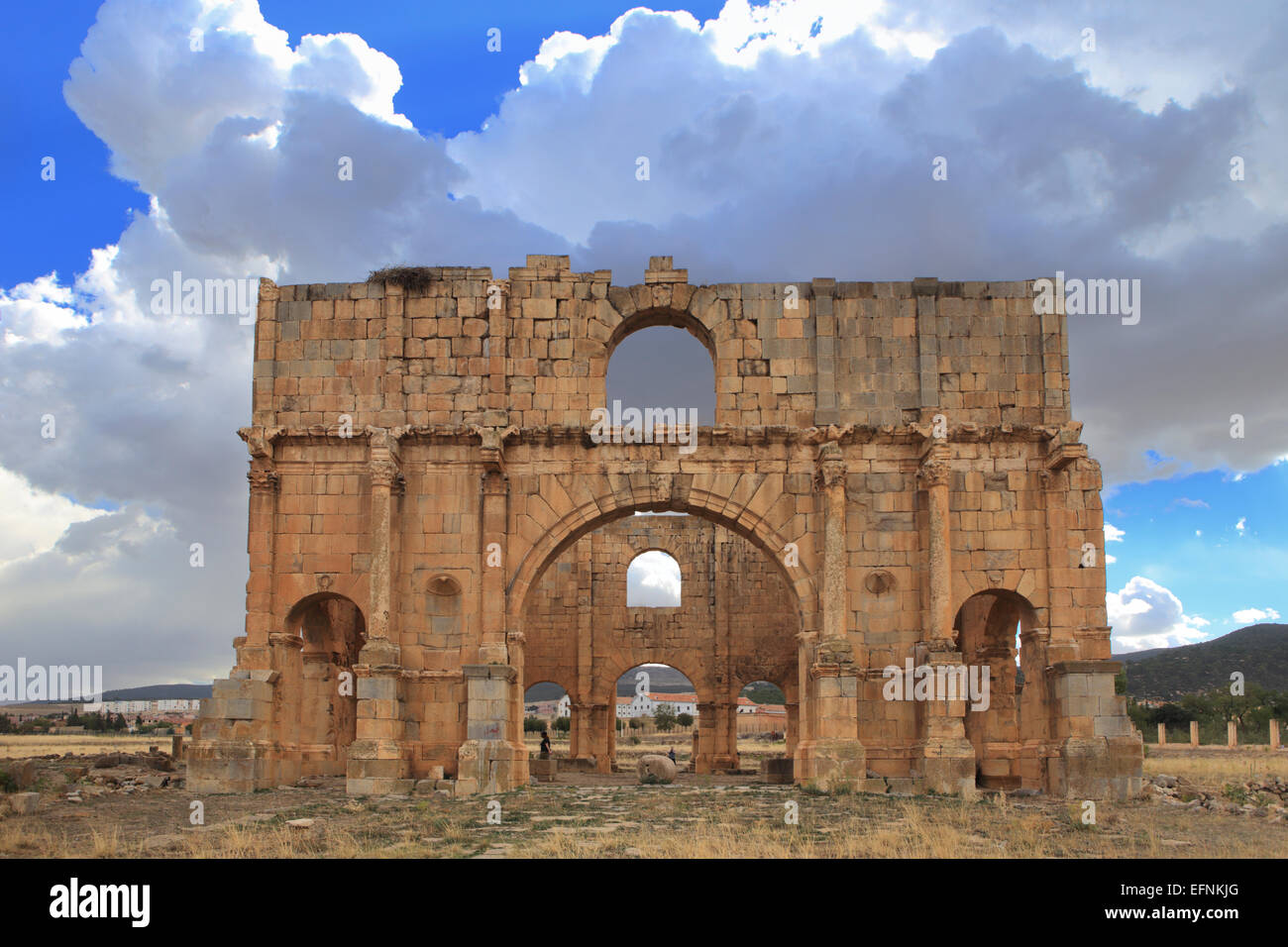 Praetorium (267), de Lambesis, Batna Province, Algérie Banque D'Images