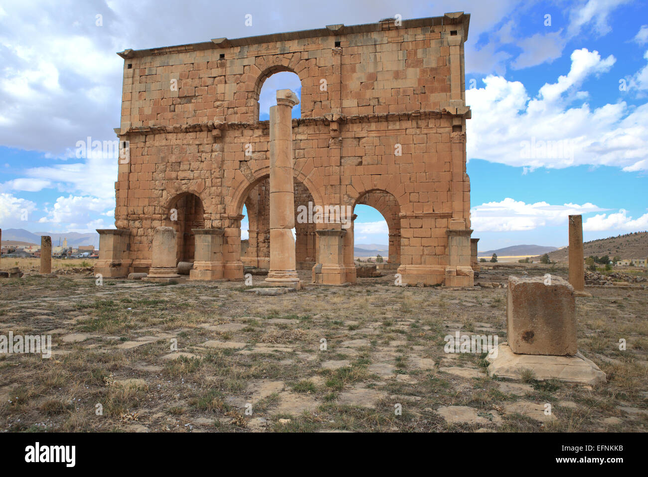 Praetorium (267), de Lambesis, Batna Province, Algérie Banque D'Images