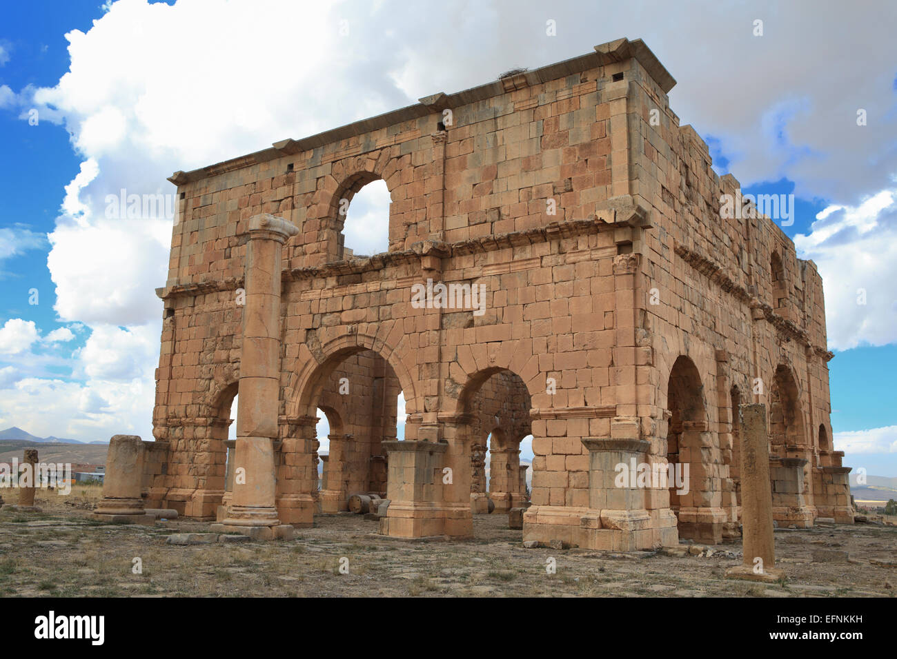 Praetorium (267), de Lambesis, Batna Province, Algérie Banque D'Images