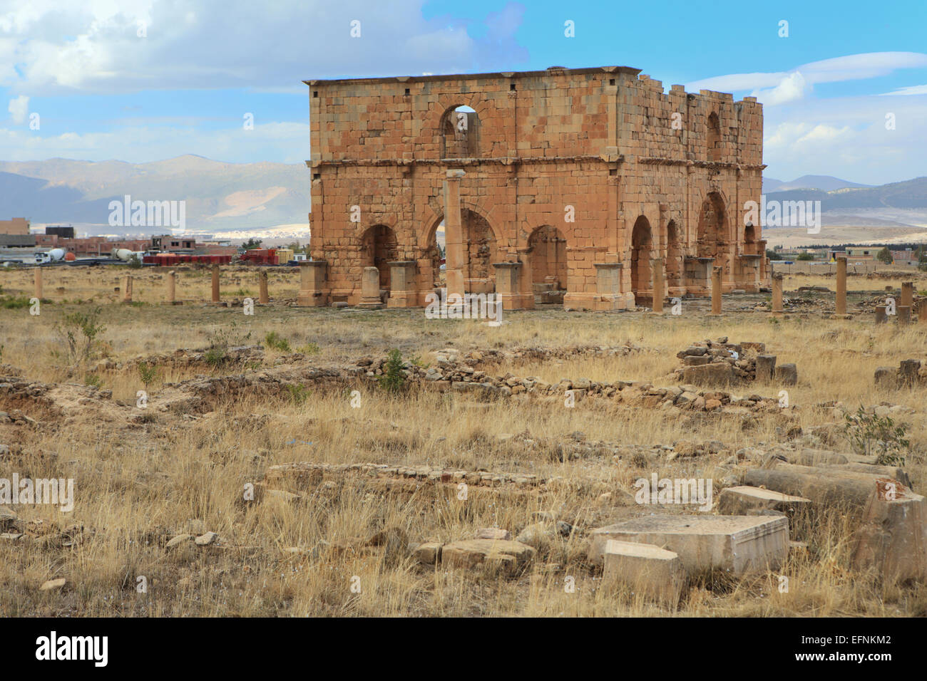 Praetorium (267), de Lambesis, Batna Province, Algérie Banque D'Images
