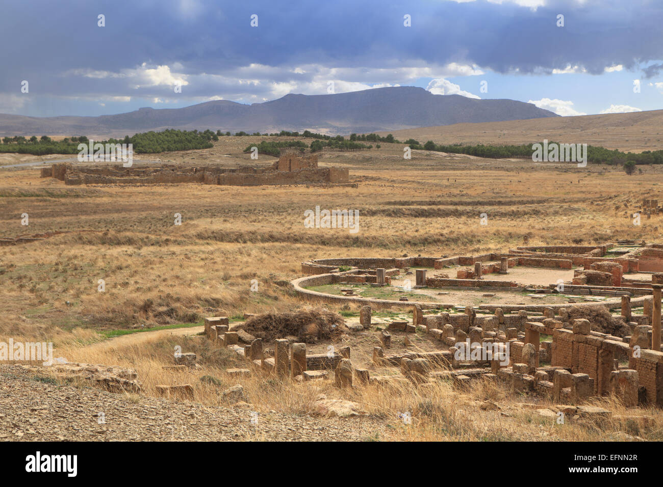 Ancienne ville romaine (2-3ème siècles), Timgad, Batna Province, Algérie Banque D'Images