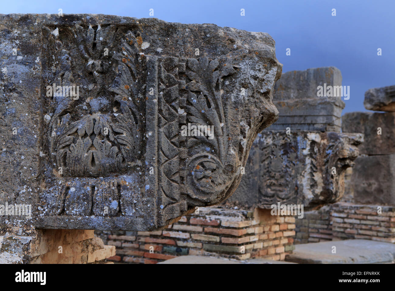 Ancienne ville romaine (2-3ème siècles), Timgad, Batna Province, Algérie Banque D'Images
