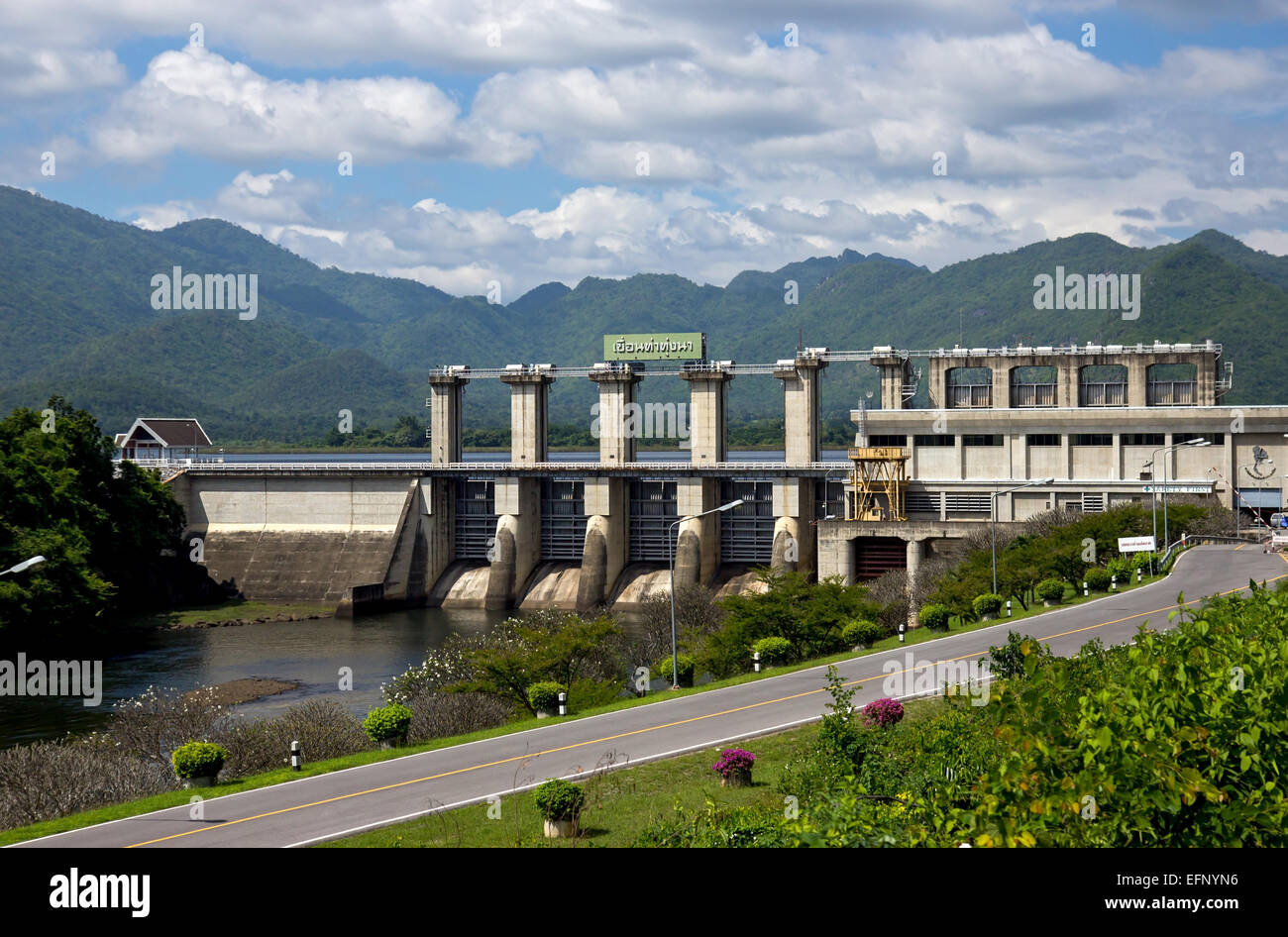 Barrage de Na Tha Tung Banque D'Images