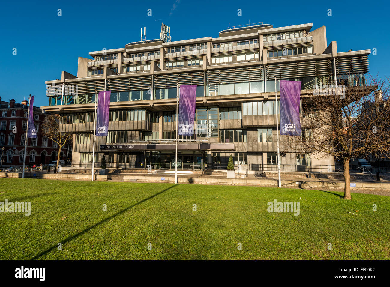 La Reine Elizabeth II Conference Centre est le plus grand espace d'exposition et conférence dédiés au centre de Londres Banque D'Images