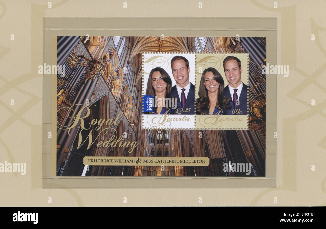 Le Mariage Royal Prince William Catherine Middleton en 2011 Banque D'Images