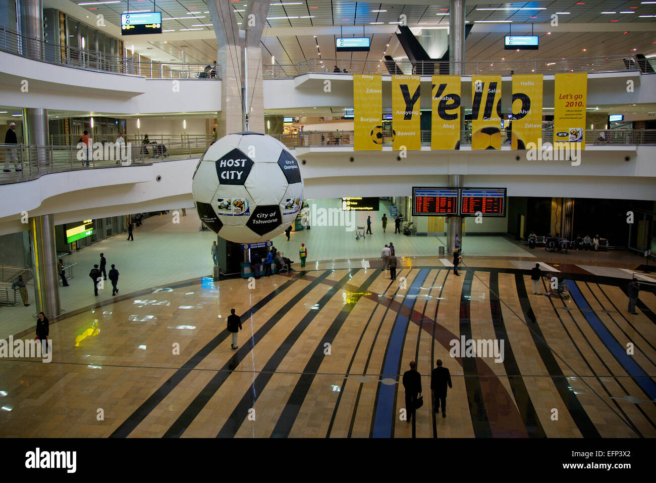 L'Aéroport International de Johannesburg, Ville de Tshwane, Afrique du Sud Banque D'Images