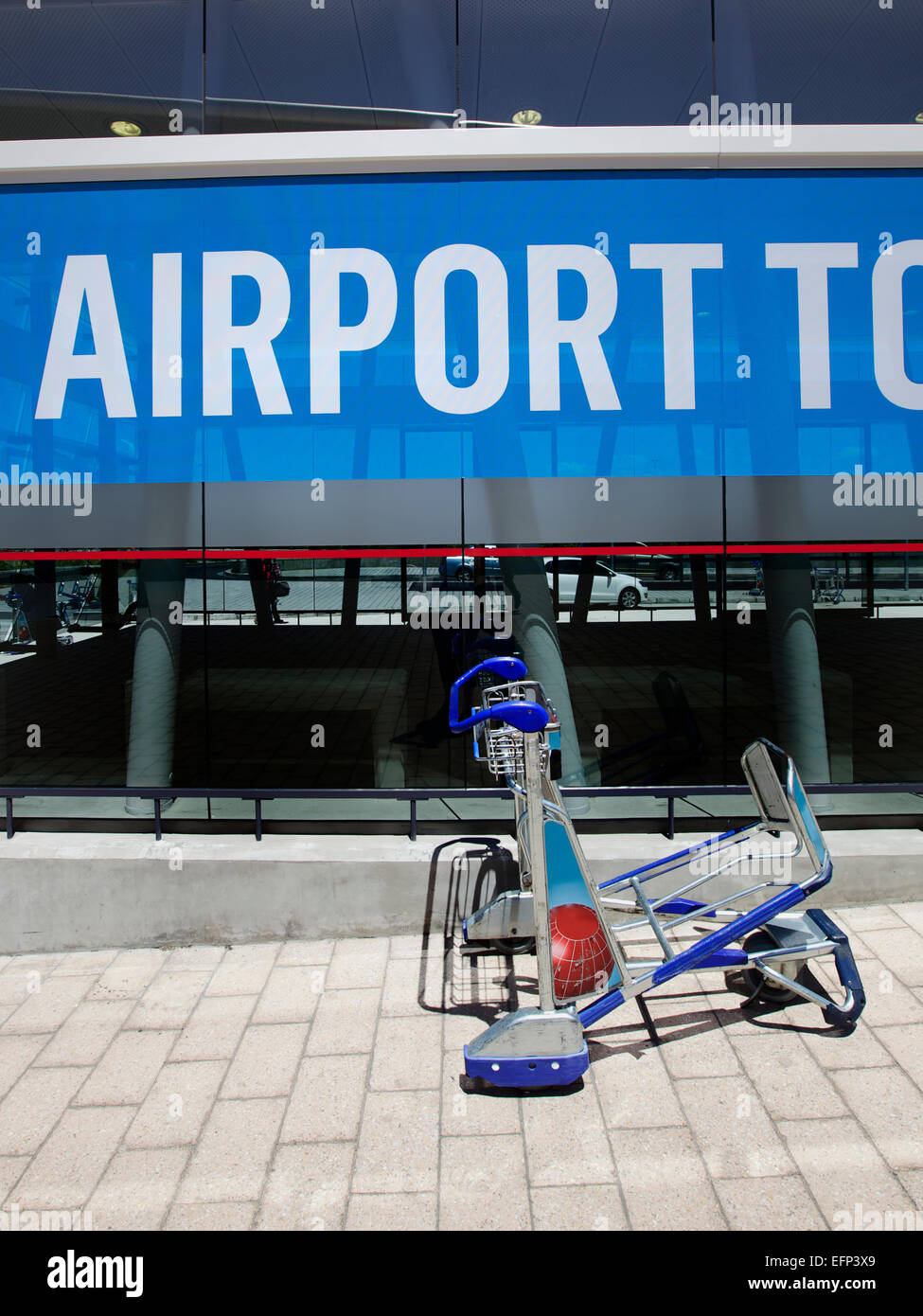Entrée de l'aéroport de Cape Town, Afrique du Sud Banque D'Images