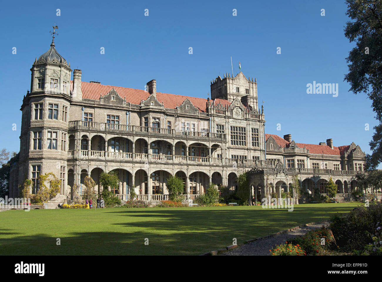 Rashtrapati Niwas ou Viceregal Lodge. Shimla Himachal Pradesh, Inde Banque D'Images