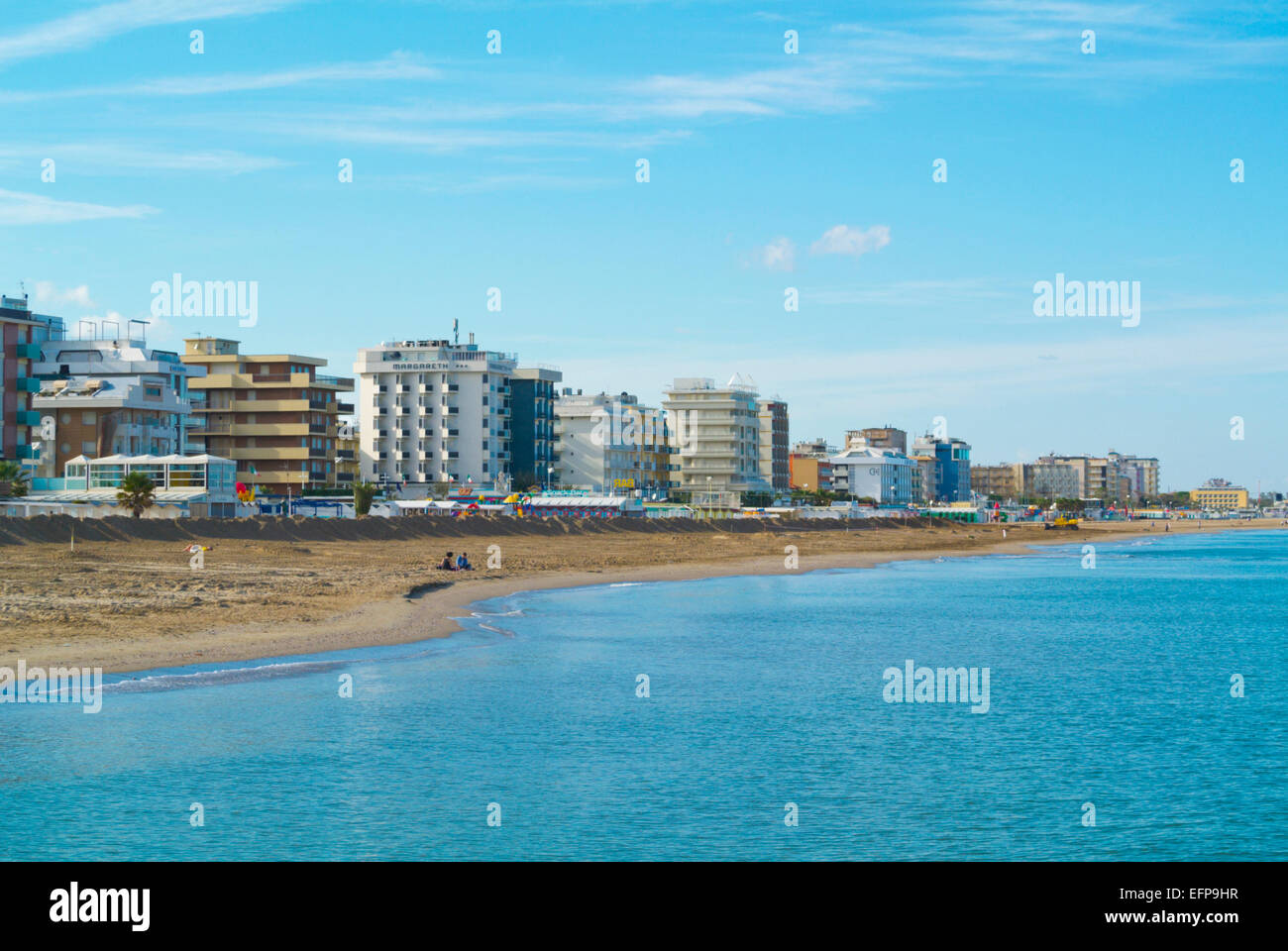 Riccione, près de Rimini, Émilie-Romagne, Italie centrale Banque D'Images