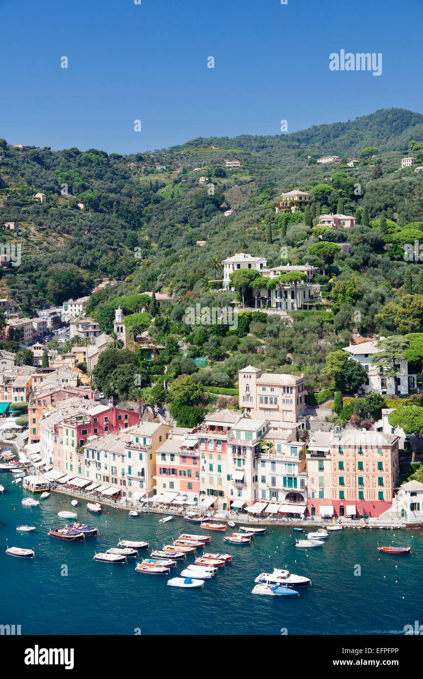 Portofino, Riviera di Levante, Province de Gênes, Ligurie, Italie, Europe Banque D'Images