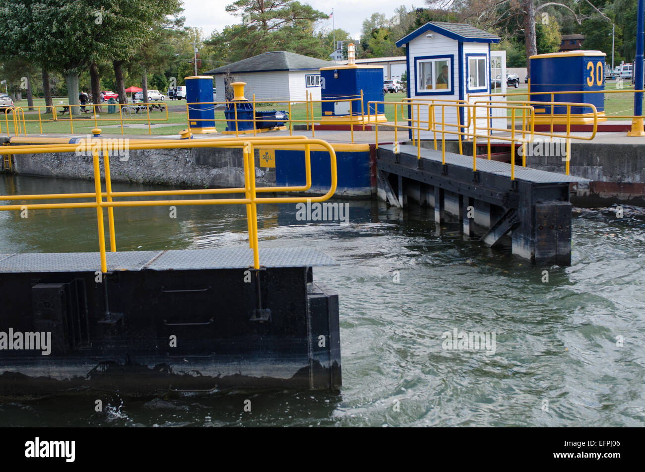 Bateau de paquets vers l'ouest en direction de Buffalo New York. Banque D'Images