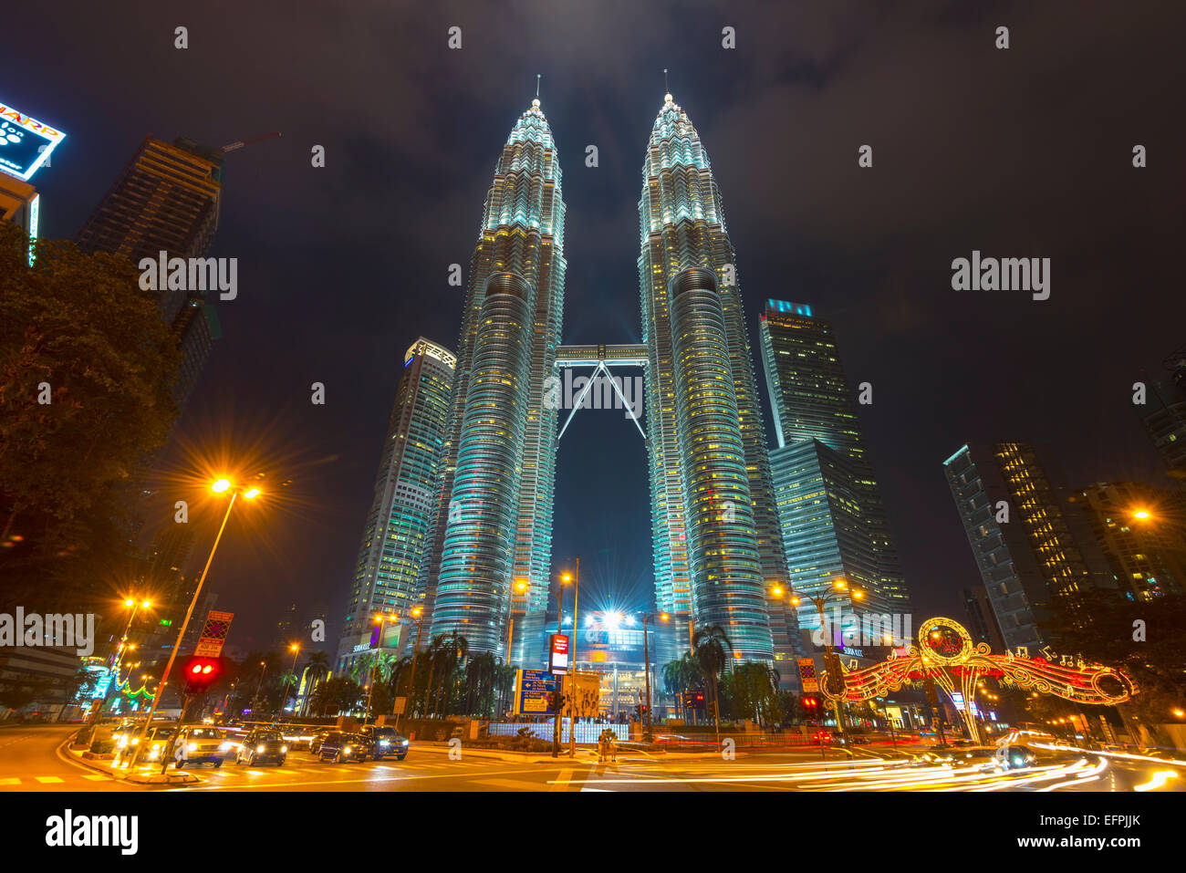 Les Tours Petronas, Kuala Lumpur, Malaisie, Asie du Sud, Asie Banque D'Images