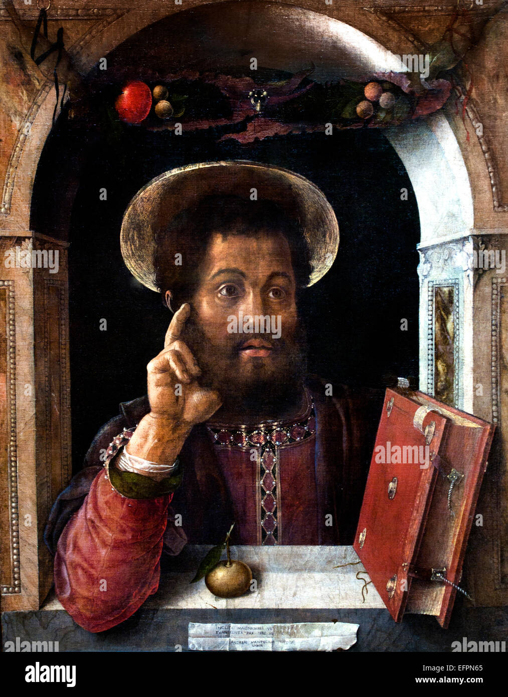 ST. Marc L'Évangéliste, CA. 1448-1451 Andrea Mantegna 1431 - 1506 Italie Italien Banque D'Images