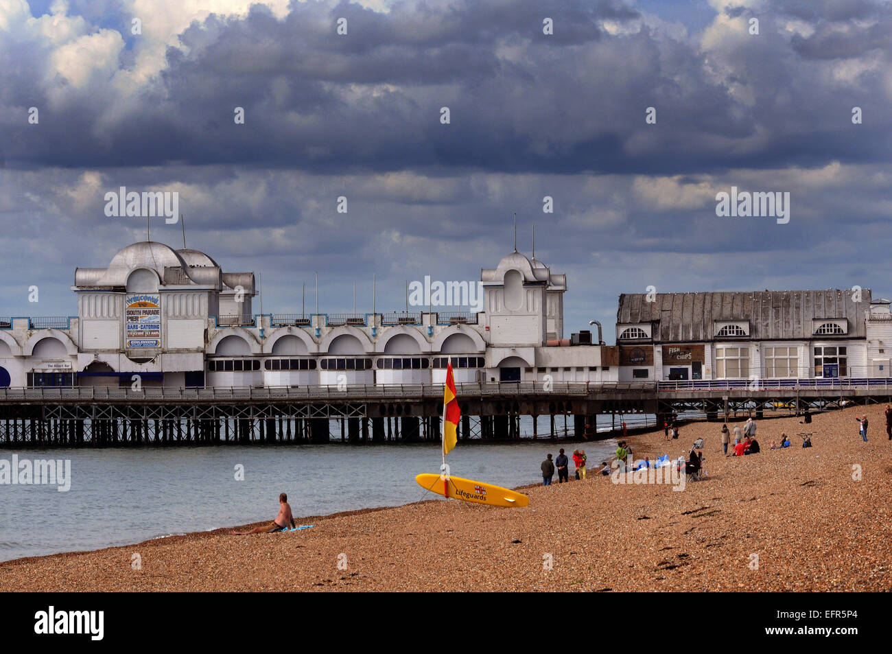 Jetée de South Parade, Southsea Banque D'Images