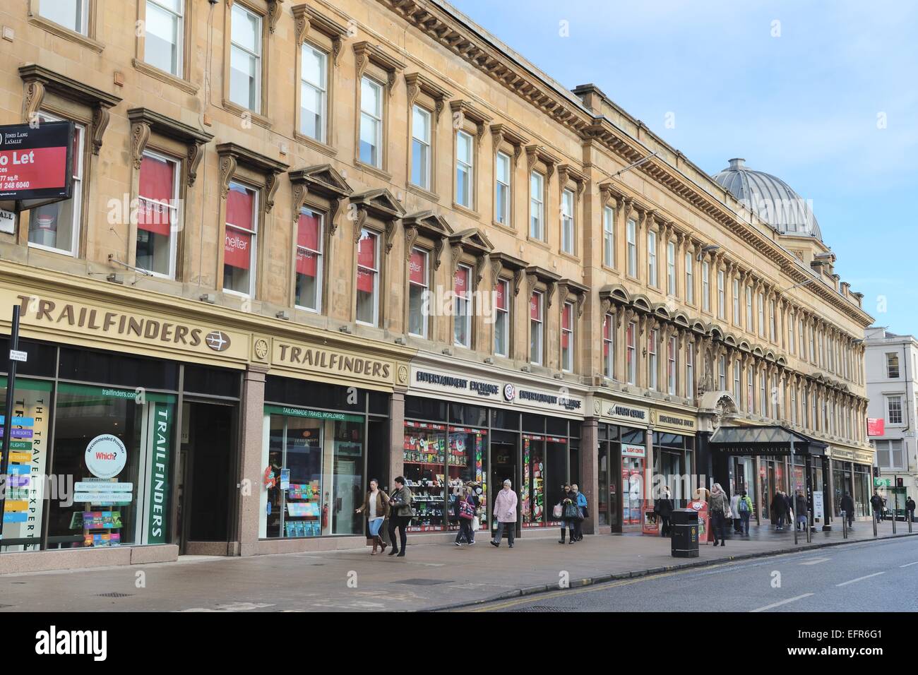 McLellan Galleries immeuble sur Sauchiehall Street, Glasgow, Scotland, UK Banque D'Images