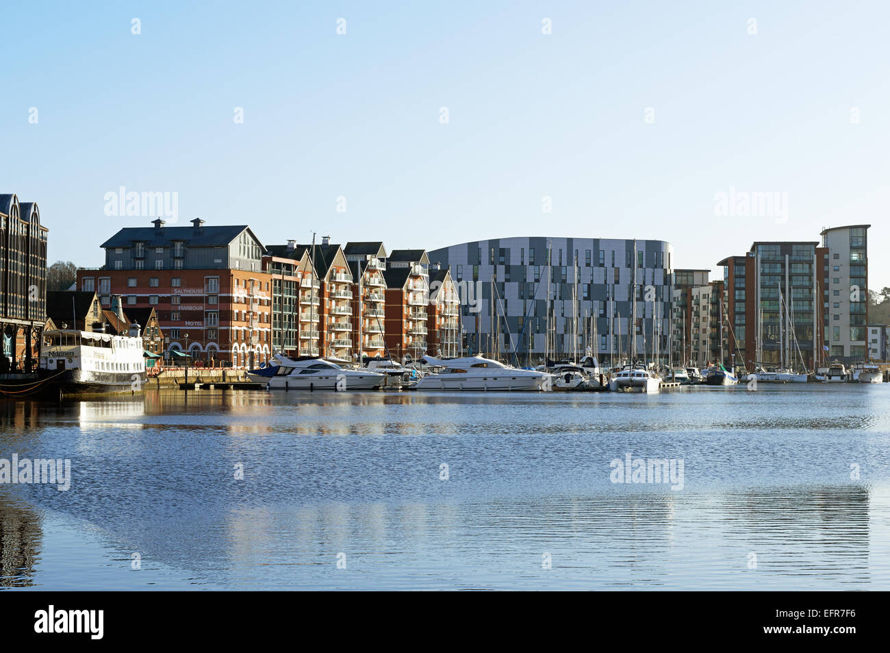 Neptune Quay, Ipswich, Suffolk, UK. Banque D'Images