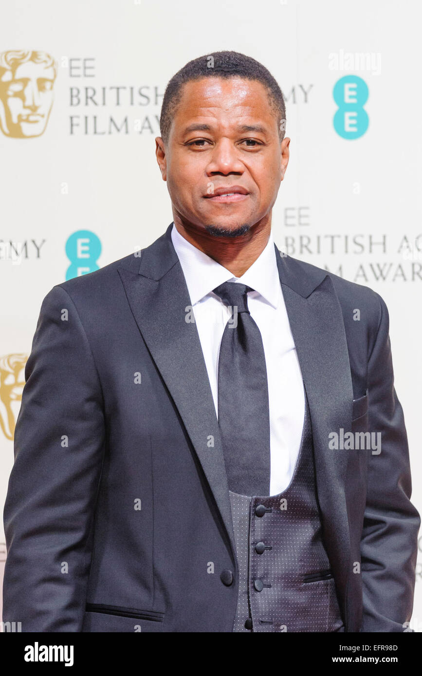 Londres, Royaume-Uni. Le 08 février, 2015. Cuba Gooding Jr dans les coulisses de l'EE British Academy Film Awards le 08/02/2015 au Royal Opera House, Londres. Credit : Julie Edwards/Alamy Live News Banque D'Images