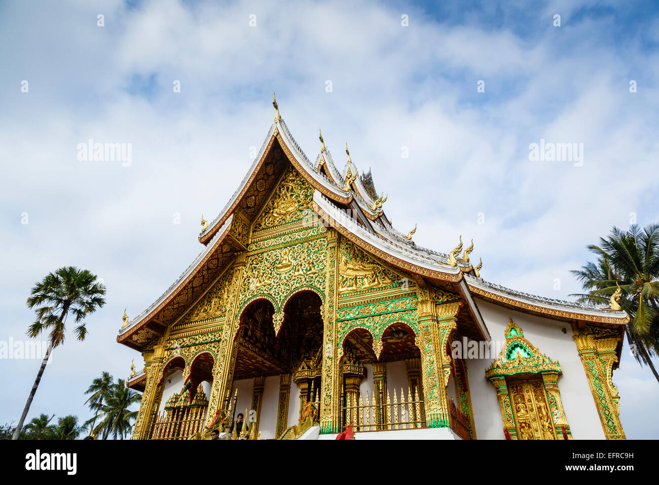 Haw Pha Bang temple, Luang Prabang, Laos. Banque D'Images