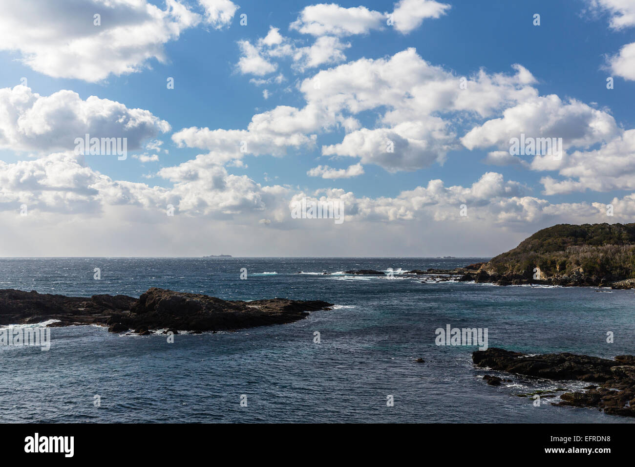 De la mer, péninsule d'Izu Shimoda, Shizuoka, Japon Banque D'Images