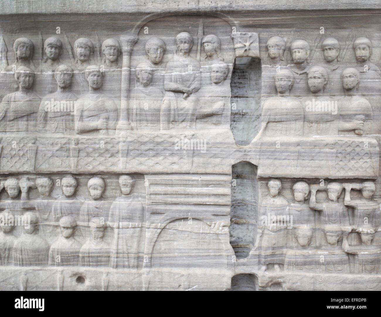 L'hippodrome, de la colonne de Théodose (390), Istanbul, Turquie Banque D'Images