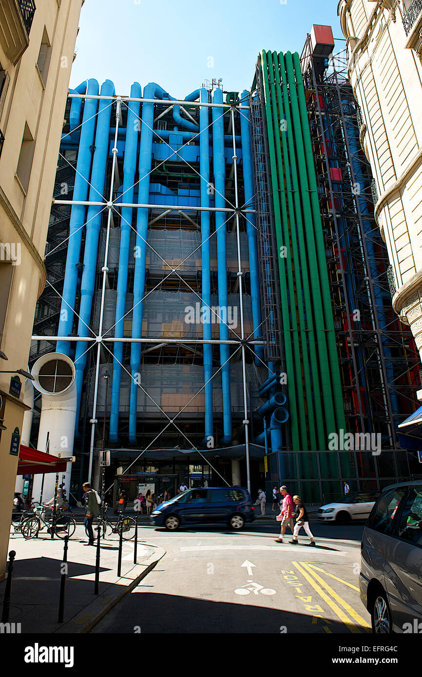 Centre Pompidou, Paris, France Banque D'Images