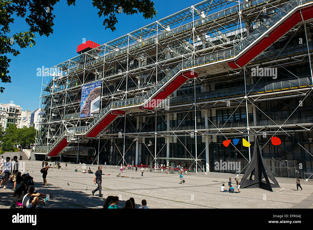 Centre Pompidou, Paris, France Photo Stock - Alamy