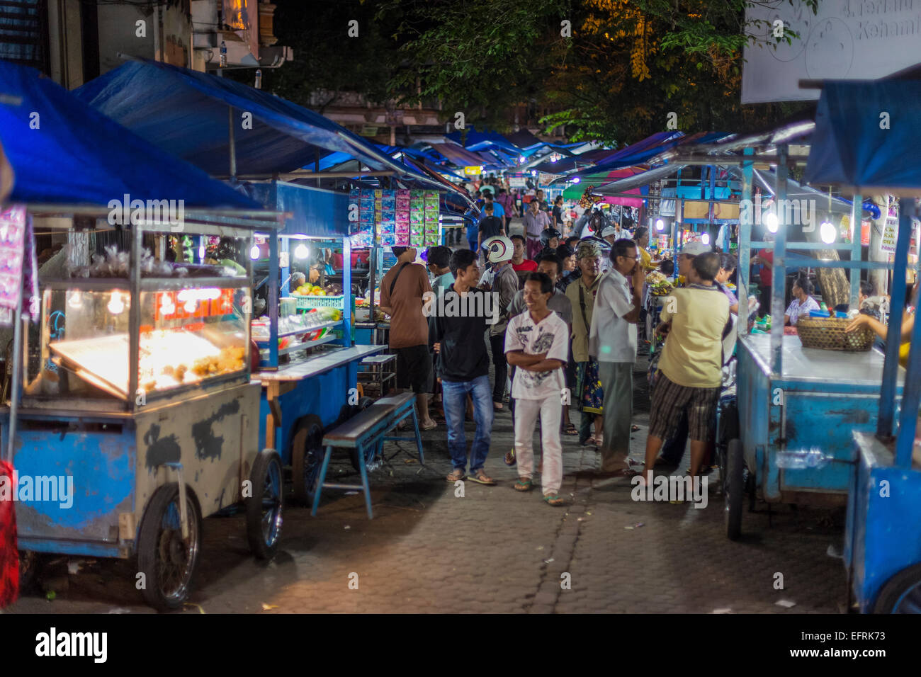 Marché de nuit à Bali, Indonésie Banque D'Images