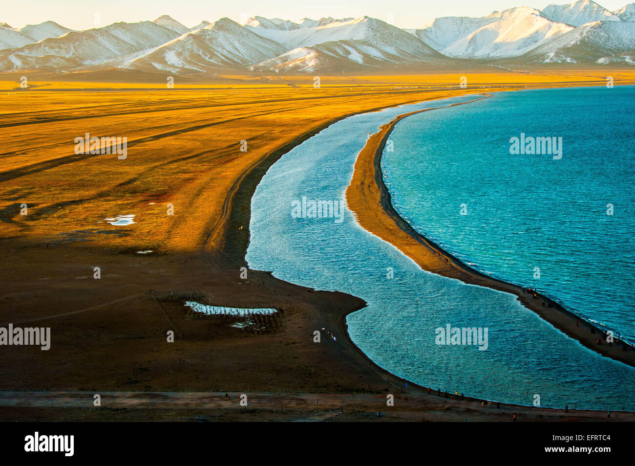 Voyager au Tibet. Banque D'Images