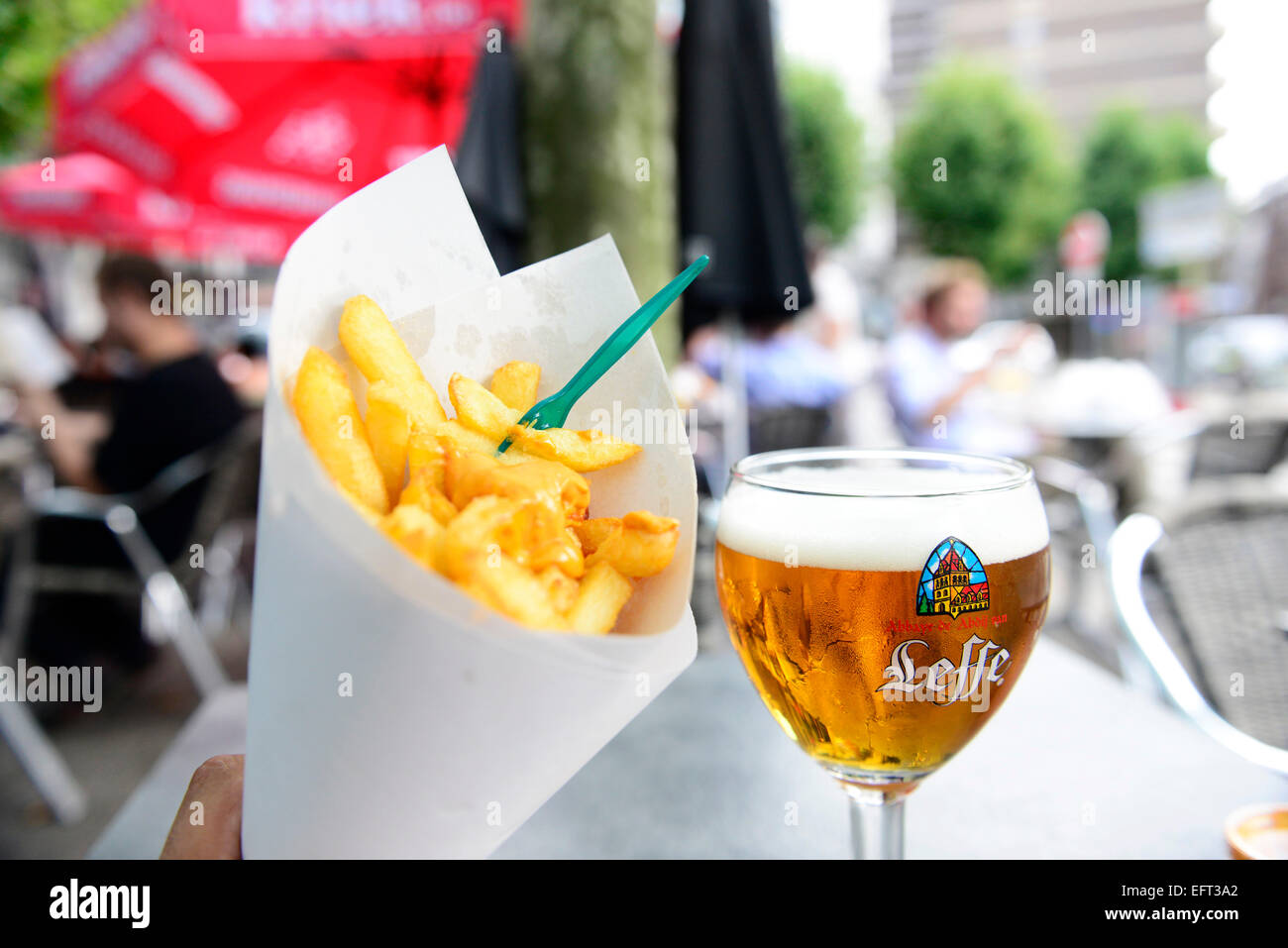 Cartes "Frites Beer Bois" N°1, 2, 3 - Album Bruxelles Vintage - Collection Complète