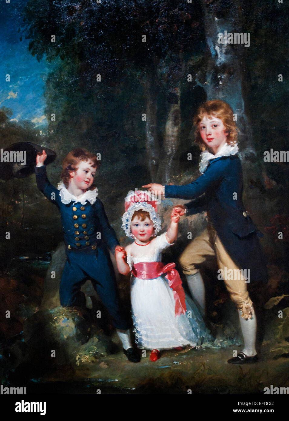 Portrait de l'Enfants de Lord George Cavendish, de gauche à droite 1790 Sir Thomas Lawrence 1769 - 1830 UK Royaume-Uni Angleterre Anglais Grande-bretagne britannique Banque D'Images