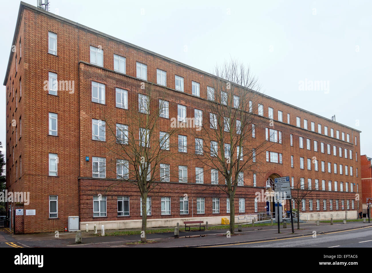 Années 1930 Années 1940 Immeuble de bureaux Becket House New Dover Road Canterbury Banque D'Images
