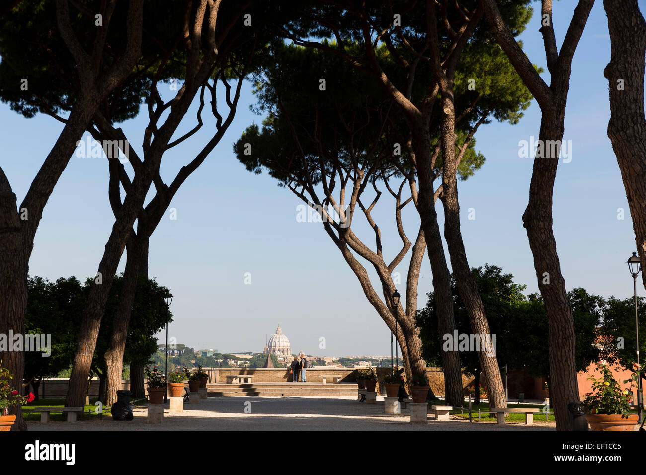 Giardino degli Aranci. Rome, Italie Banque D'Images