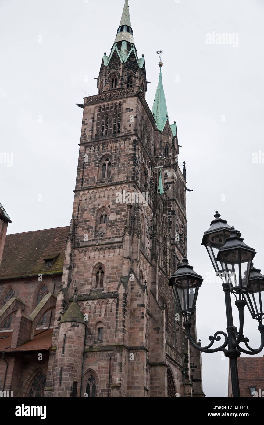 St Peters Cathedral in Nuremberg, Allemagne Banque D'Images