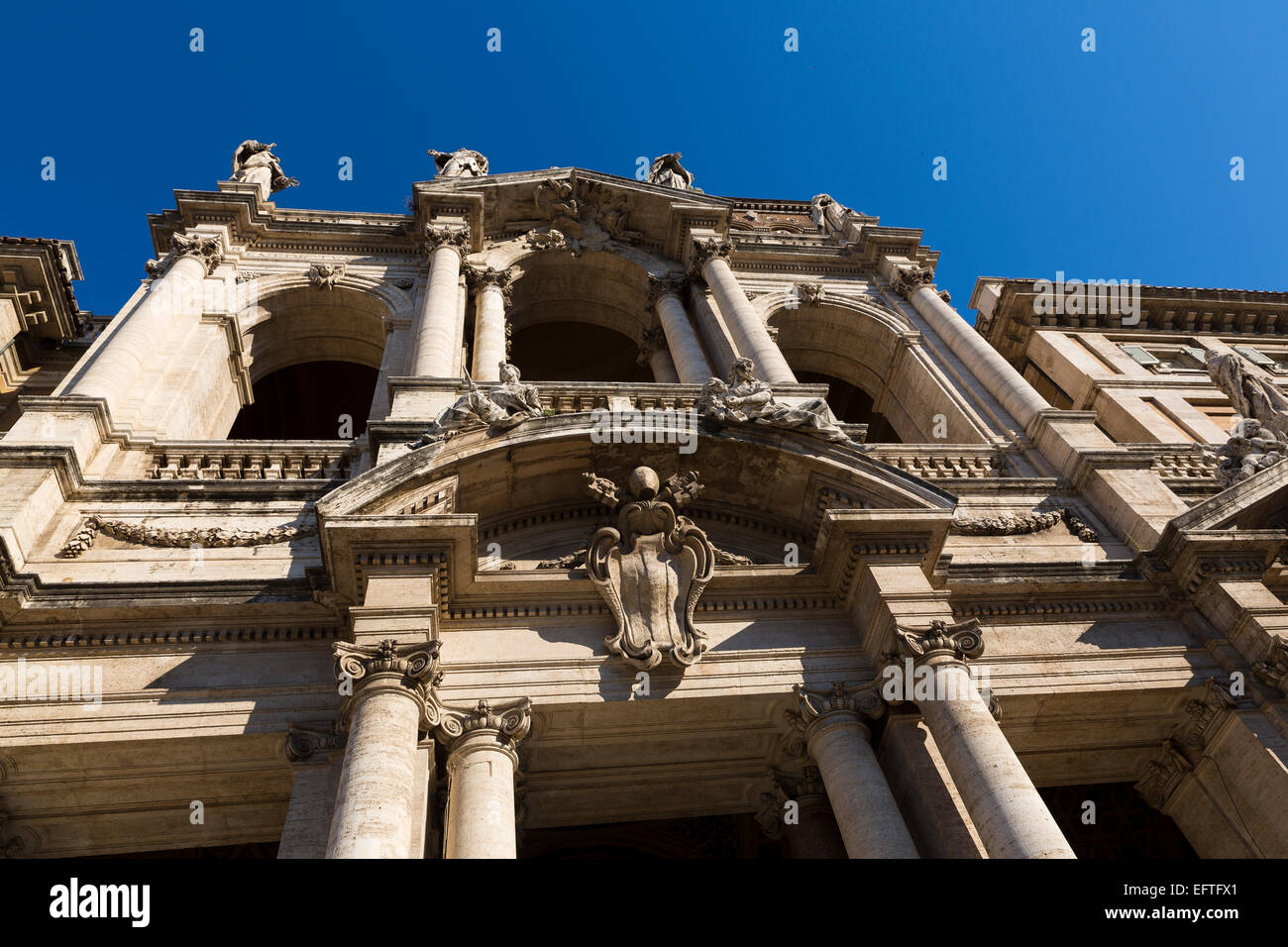 Basilique Santa Maria Maggiore. Banque D'Images