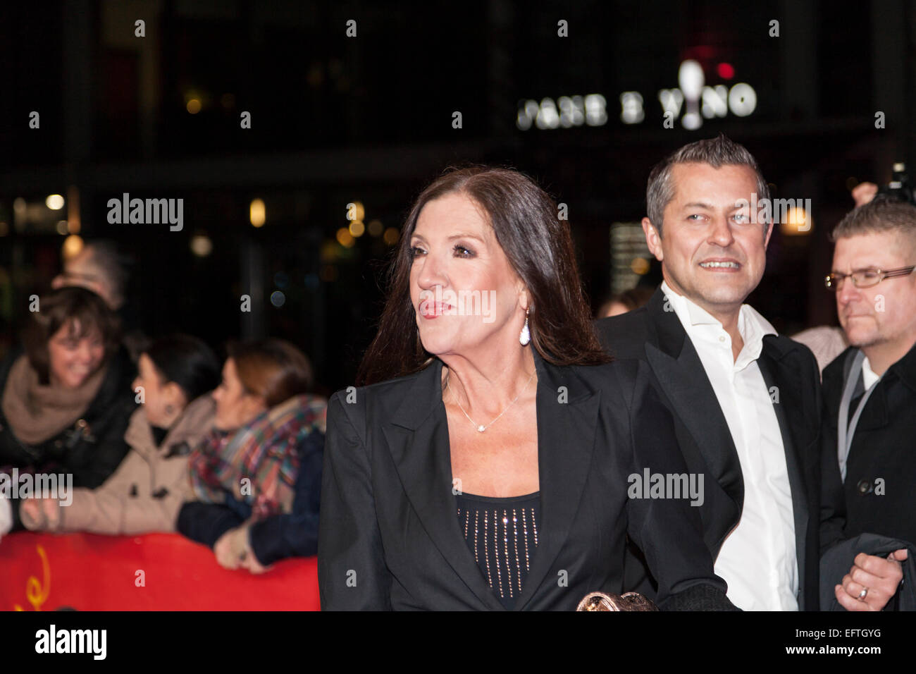 Berlin, Allemagne. 9 Février, 2015. Katy Karrenbauer à la premiere ' femme en or" au cours de la 65e Berlinale Festival International du Film de Berlin en Allemagne le 9 février 2015 Crédit : Stefan Papp/Alamy Live News Banque D'Images