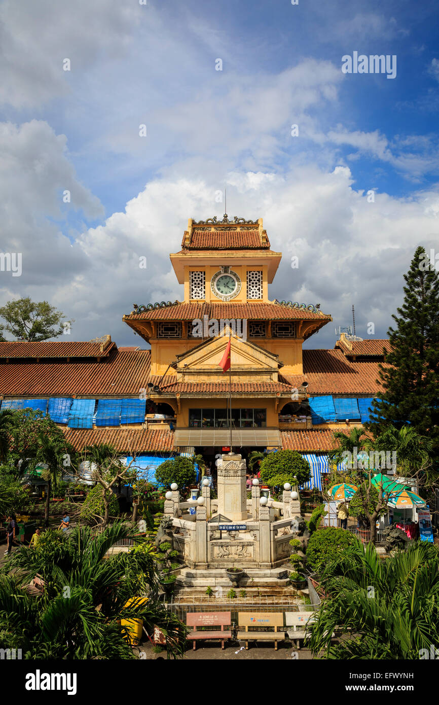 Marché Binh Tay, le marché central de Cho Lon dans le District 6, Ho Chi Minh Ville (Saigon), Vietnam. Banque D'Images